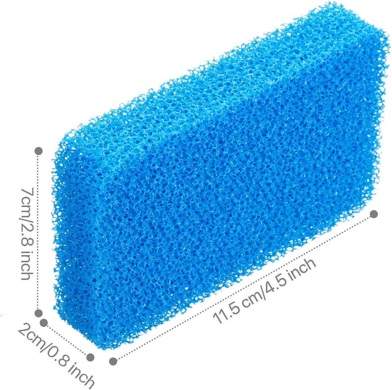 Patelai 10 Pieces Silicone Dish Sponge Silicone Scrubber Reusable Kitchen Scrubbing Cleaning Sponge Soft Dish Scrubber for Fruit Vegetable(Square Sponge)