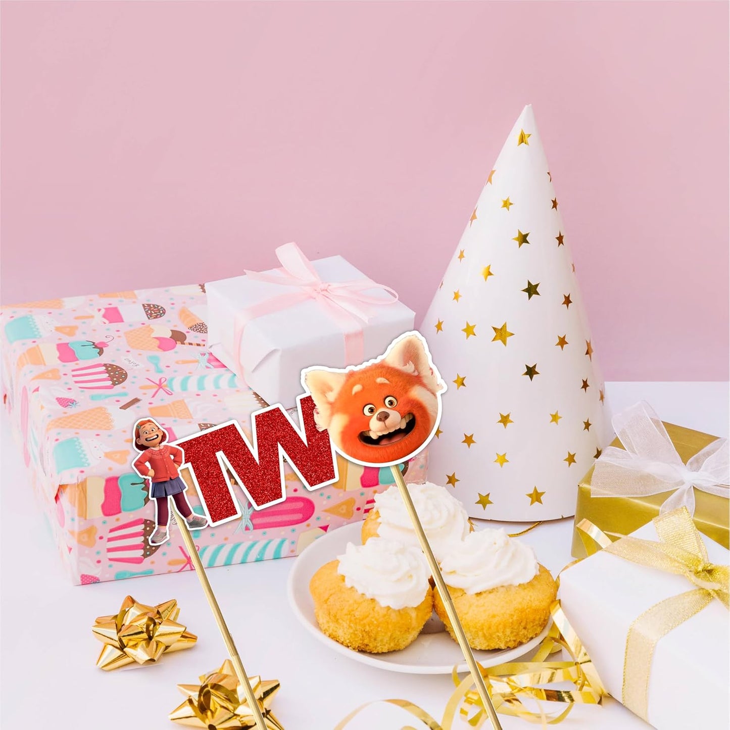 Seyal® Trning Red Two Cake Topper