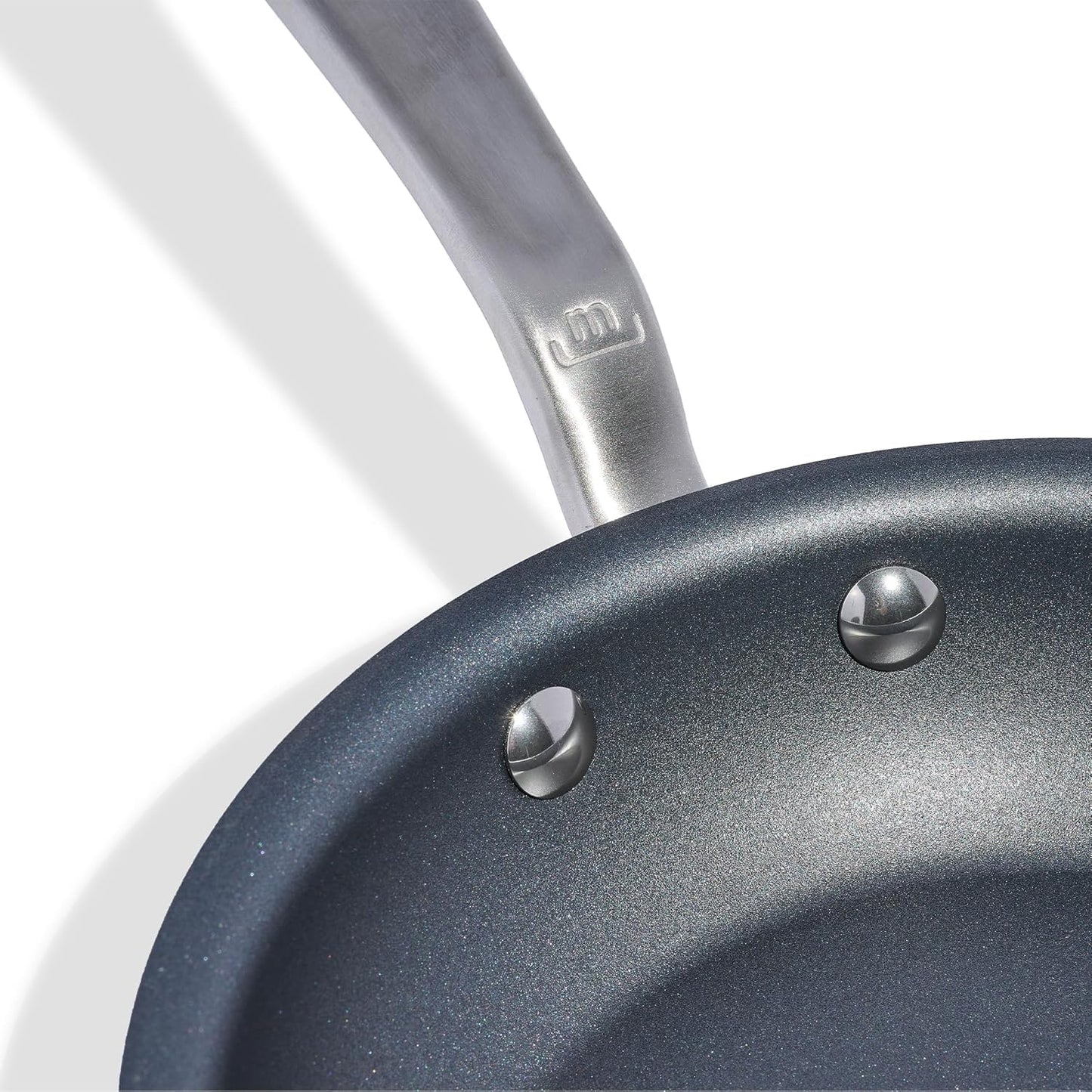 Made In Cookware - ProCoat 8" Non Stick Frying Pan (Graphite) - 5 Ply Stainless Clad Nonstick - Professional Cookware - Crafted in Italy - Induction Compatible