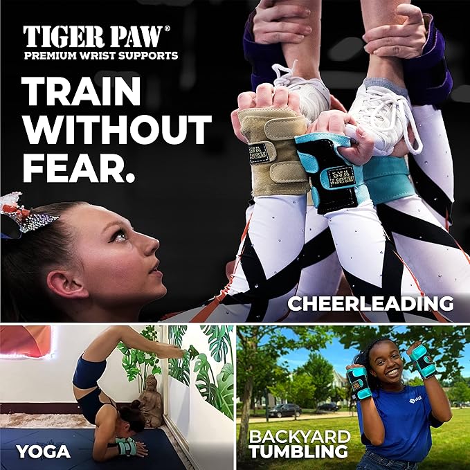 Tiger Paw Authentic Gymnastics Wrist Supports (Sold in