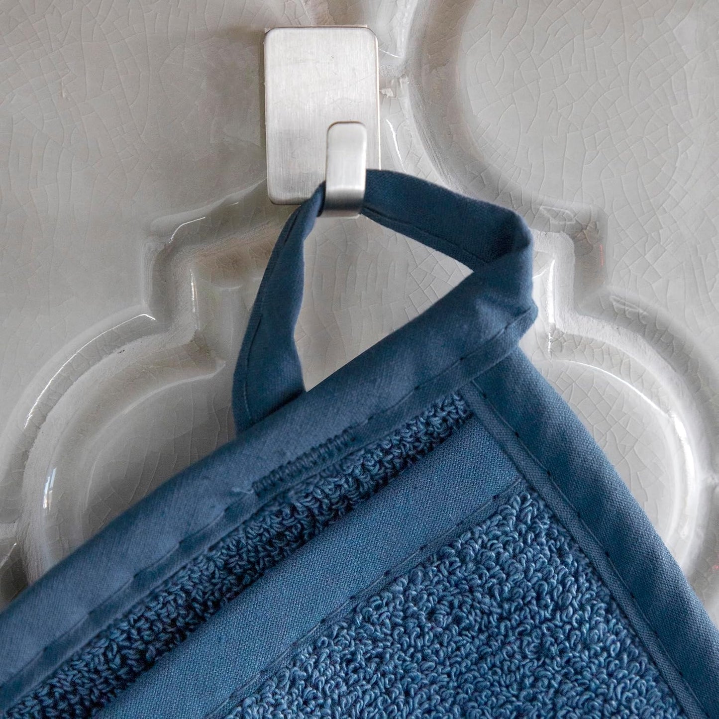 RITZ Terry Pocket Mitt & Hot Pad: Unparalleled Heat Resistant, Durable 100% Cotton,Ergonomically Designed for Optimal Grip, Easy-Care Machine Washable 4-Pack, Midnight