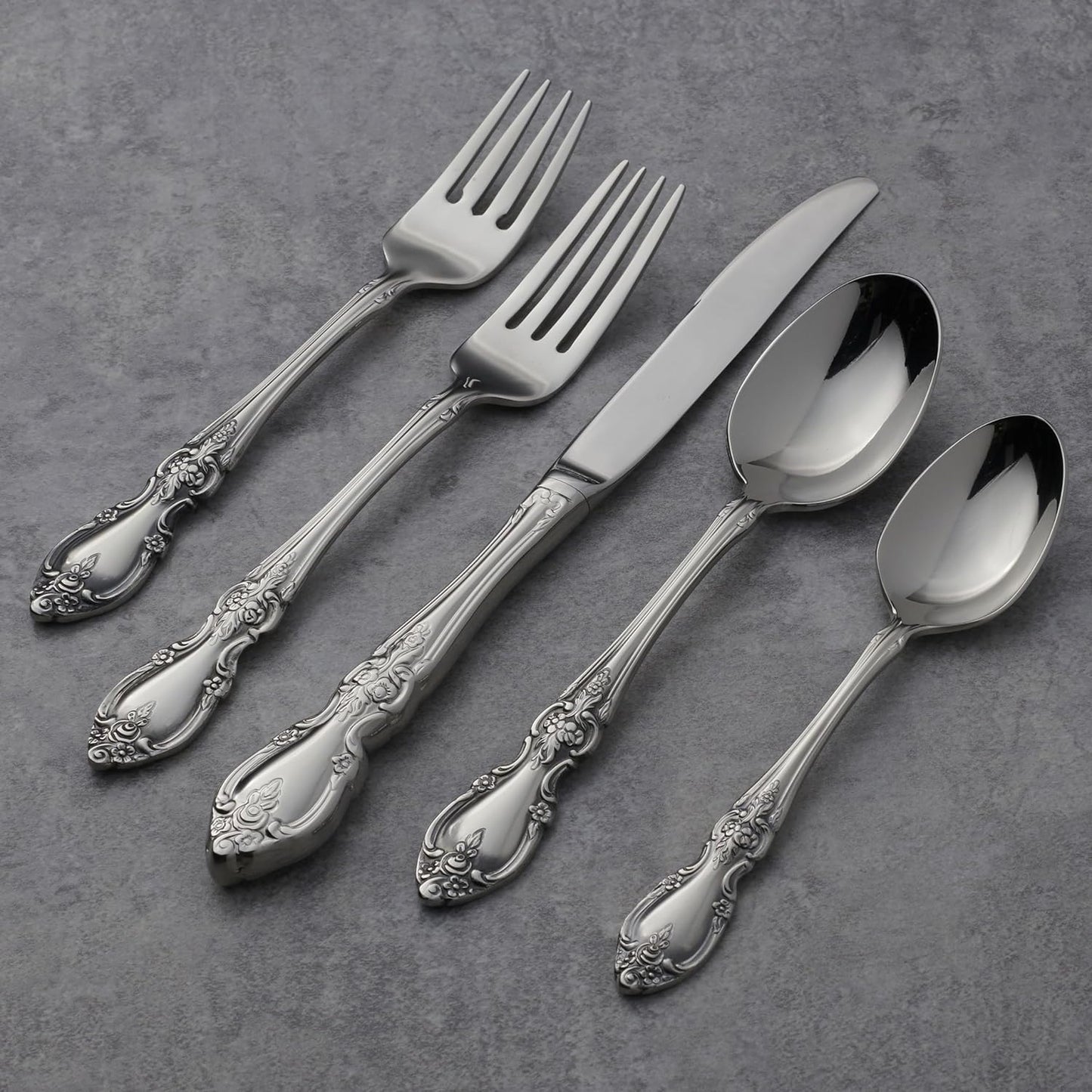 Oneida F114020AL20 Louisiana 20 Piece Fine Flatware Set, Service For 4