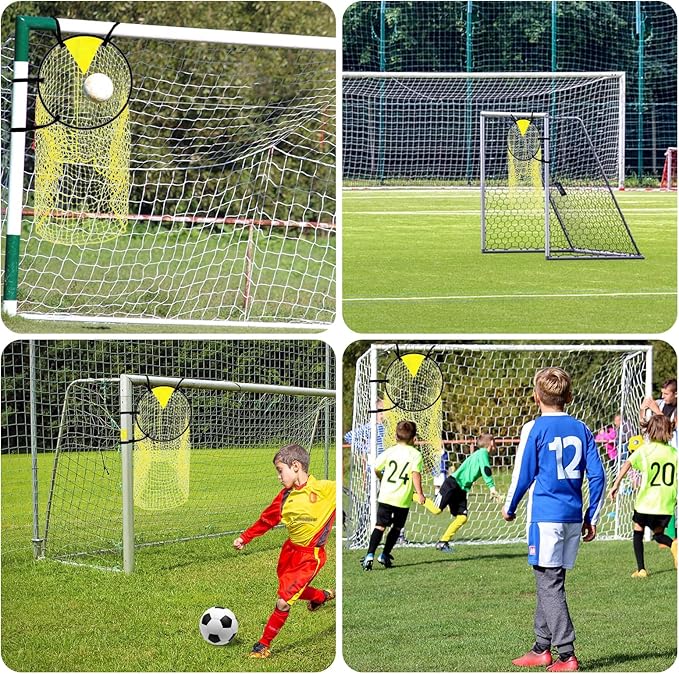 Krijues 2PCS Soccer Goal Target Nets for Shootings