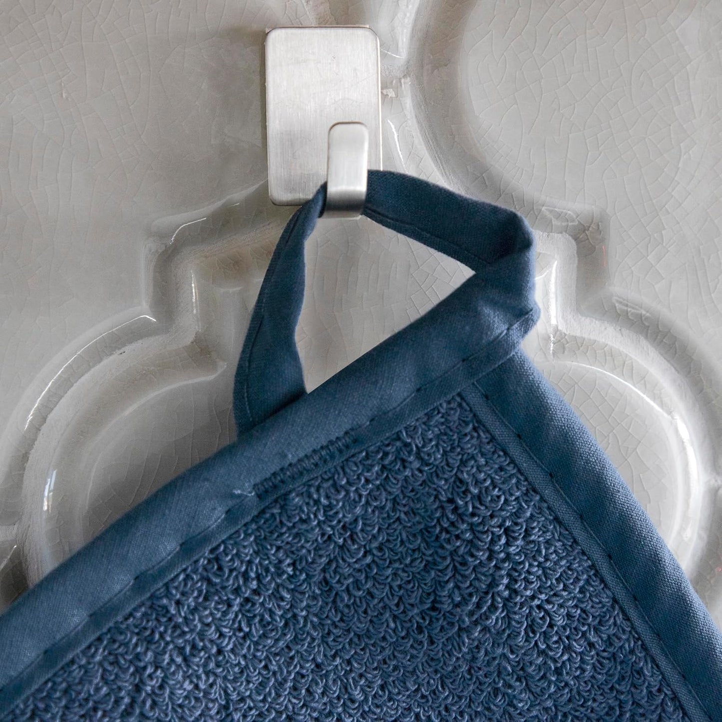 RITZ Terry Potholder & Hot Pad: Unparalleled Heat Resistant, Durable 100% Cotton – Ergonomically Designed for Optimal Grip – Easy-Care Machine Washable – 4-Pack, Midnight