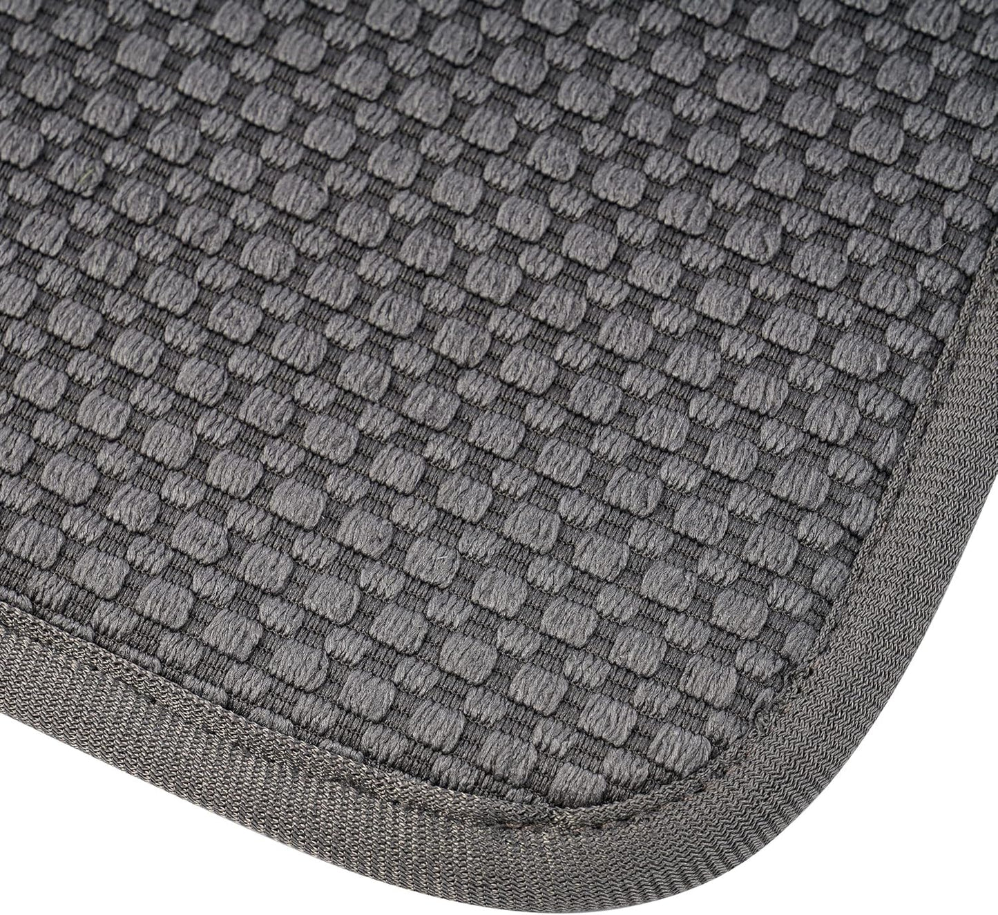 2 Pack Dish Drying Mat for Kitchen Counter, Absorbent, Microfiber Dishes Drainer Mats, Multiple Usage Dish Drying Pad 14 x17 inches