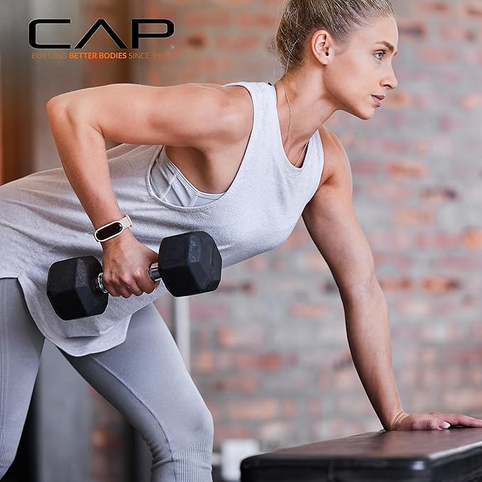 CAP Barbell Dumbbell Set with Rack | Multiple Options in 150lbs and 210lbs