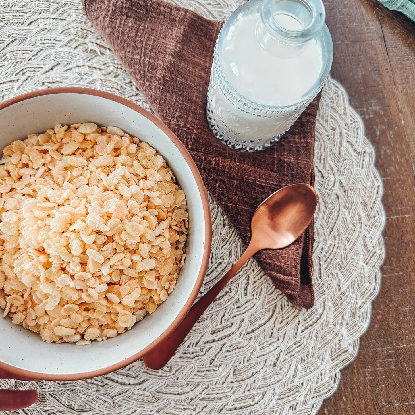 Mora Ceramic Bowls For Kitchen, 28oz - Bowl Set of 4 - For Cereal, Salad, Pasta, Soup, Dessert, Serving etc - Dishwasher, Microwave, and Oven Safe - For Breakfast, Lunch and Dinner - Vanilla & Grey