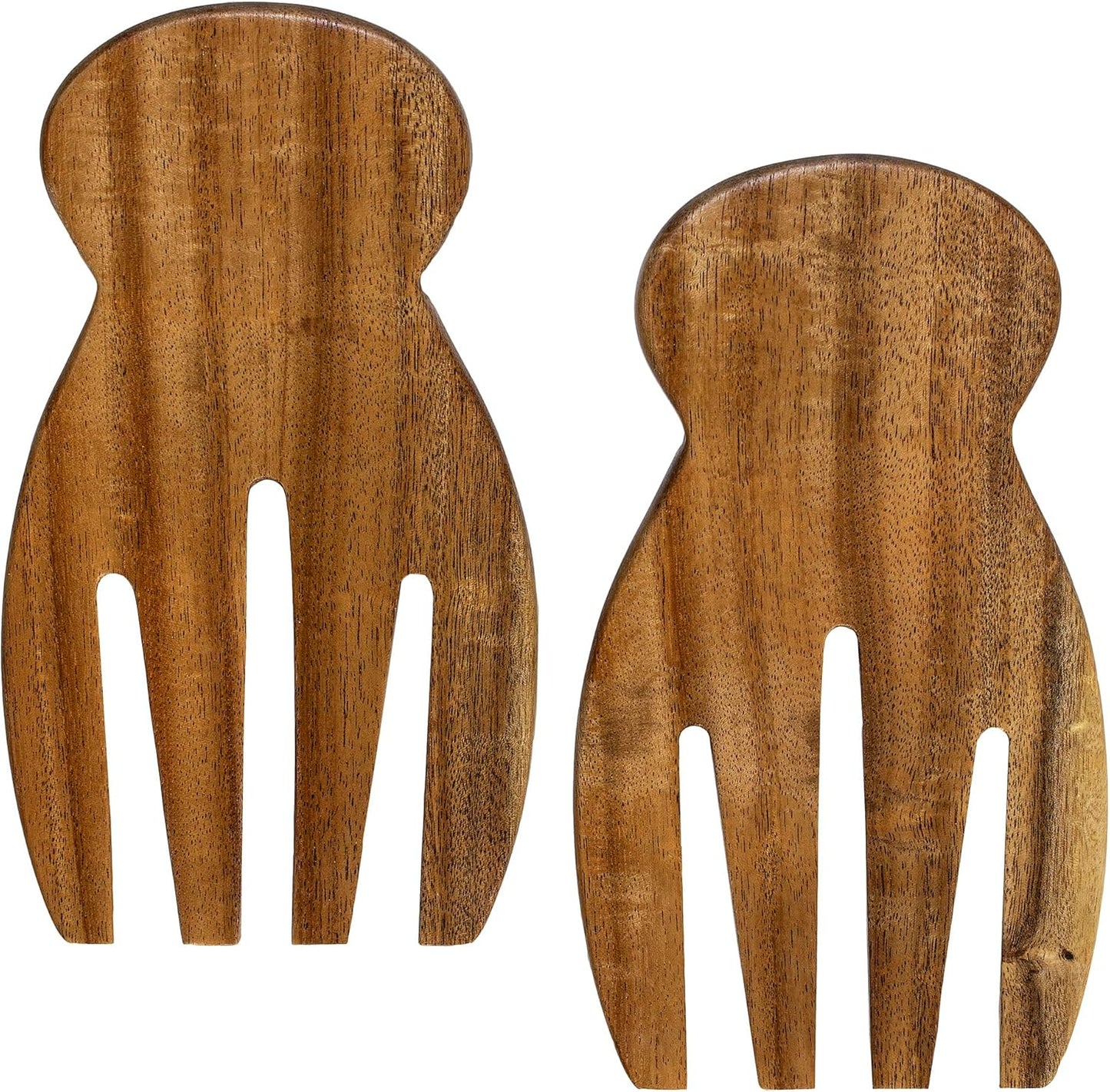 Salad Hands – Acacia Wood Salad Serving Utensils for Tossing & Serving