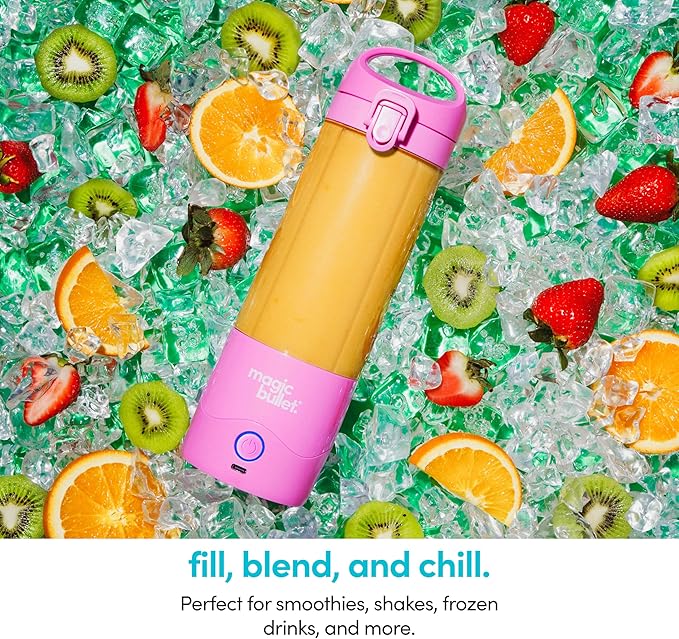 magic bullet Portable Blender MBPB50100FP Flamingo Pink