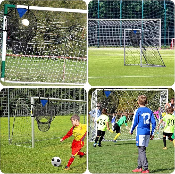 Krijues 2PCS Soccer Goal Target Nets for Shootings