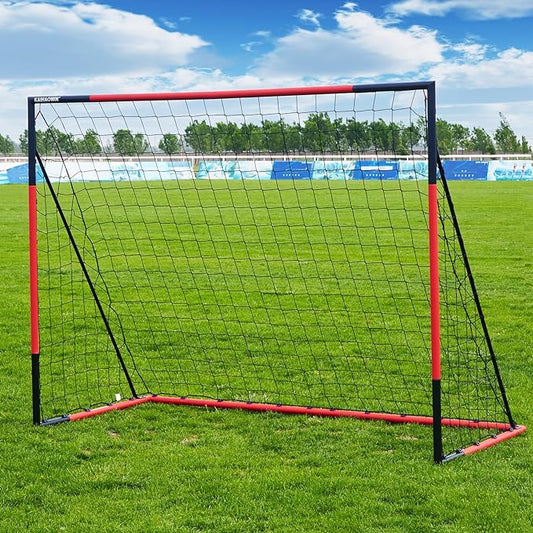 KAIHAOWIN Soccer Goal 3'x2.5' 6'x4'|8'x6'|10'x6.6'-Steel Frame