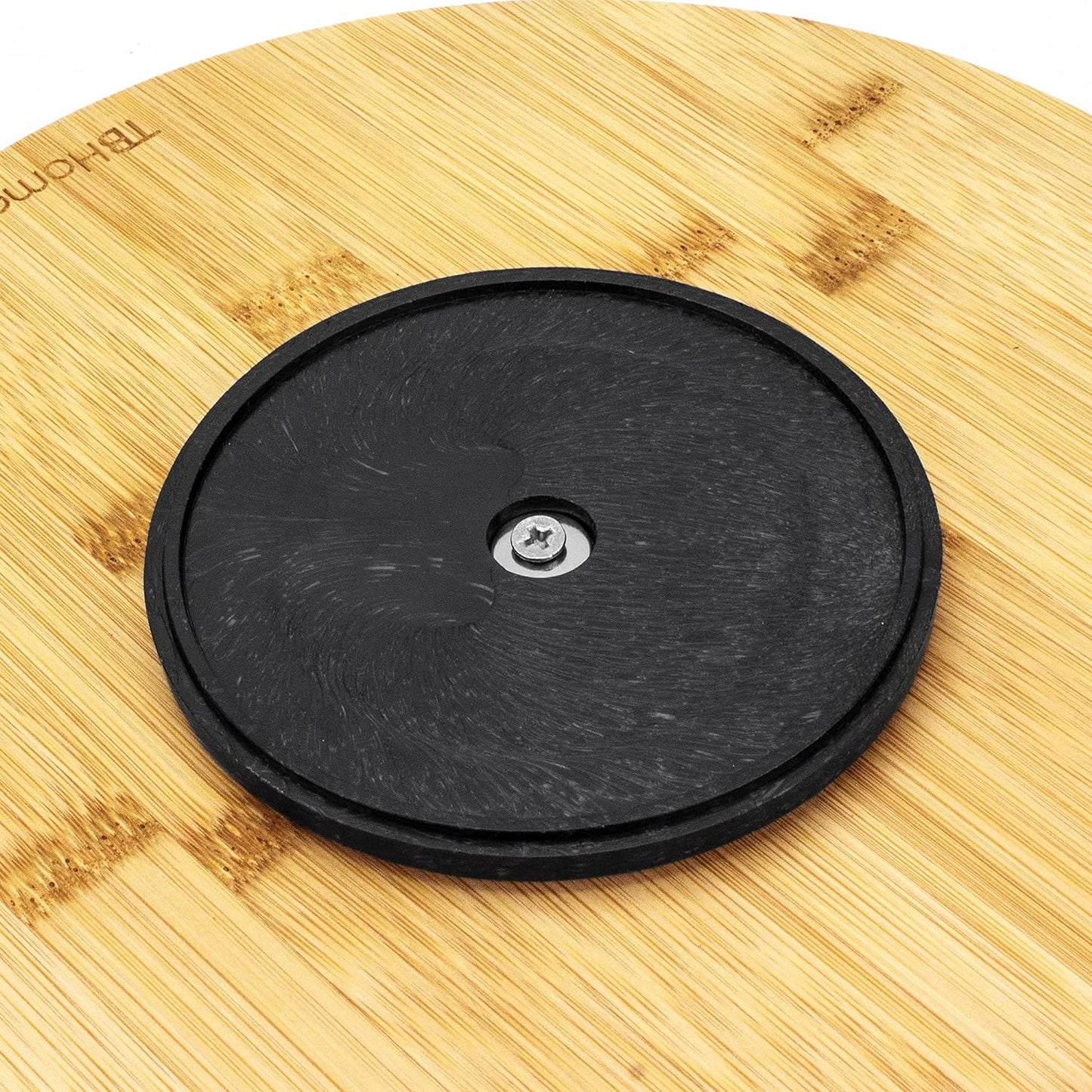 Lazy Susan Organizer for Cabinet, Pantry or Tabletop – 10" Bamboo Turntable for Kitchen, Counter or Spice Rack Storage