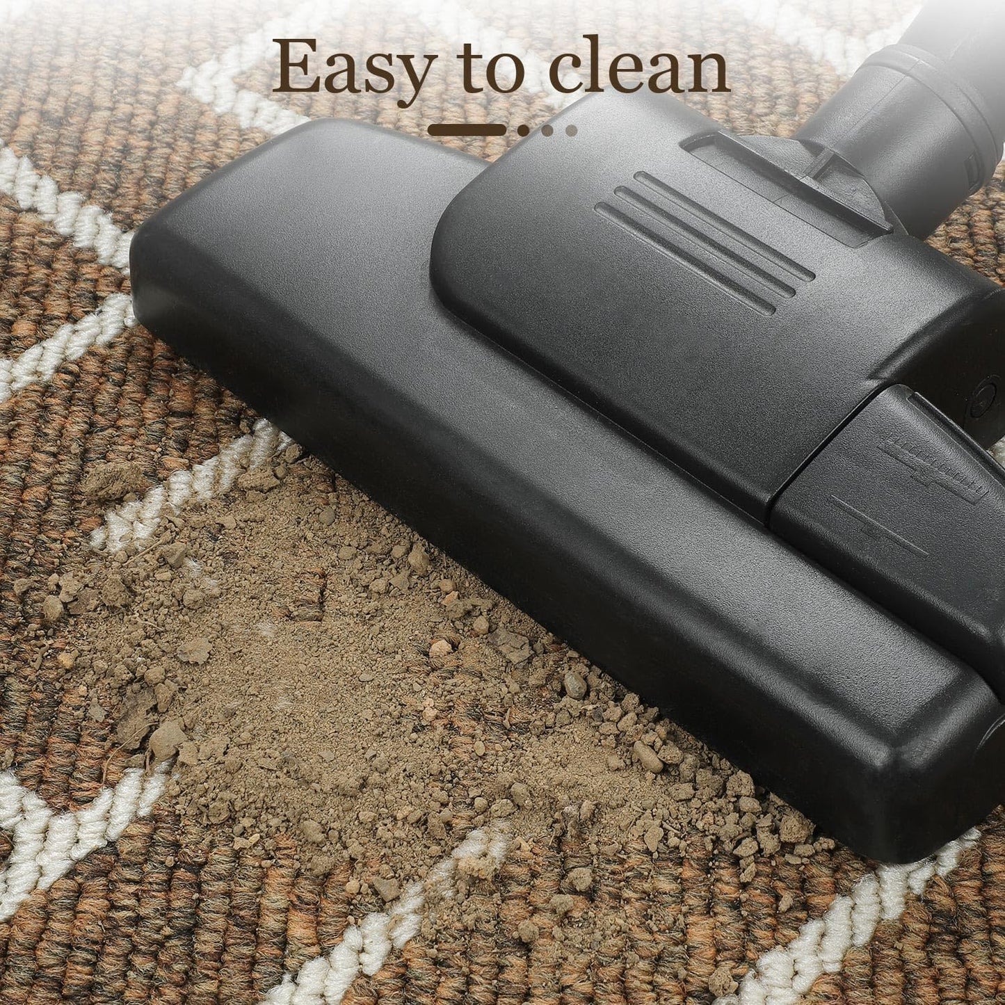 hicorfe Kitchen Rugs and Mats,Kitchen Mats for Floor,24"x35" Non Slip Runner Rug,Absorbent Resist Dirt Comfort Standing Mat Machine Washable for Entryway,Hallway,Front of Sink(Brown)