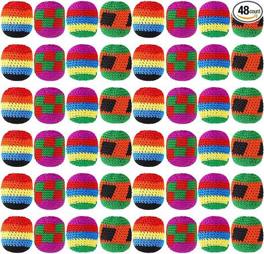 Knit Sack Balls for Kids Knitted Kickball Soft