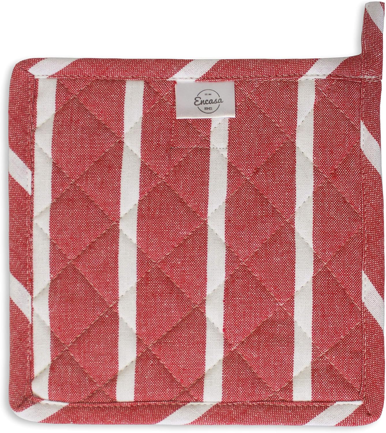 Encasa XO 8 inches Oven Microwave Potholders (2 pc Set) for Kitchen Cooking & Baking - Heat Resistant, Thick & Safe, Protection of Hands from Hot Utensils