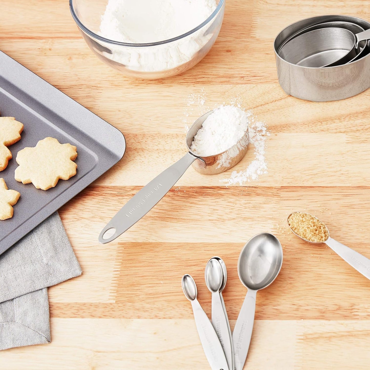 CUISIPRO Measuring Cup & Spoon Set SS