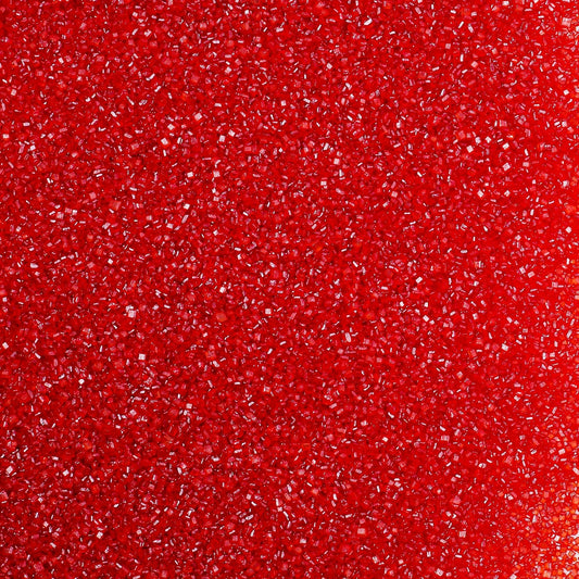 Kasvan Red Sanding Sugar Sprinkles - Edible Sugar Crystals, Baking Cake Decorations, Ice Cream Toppings cupcake Decorating, Wedding Party Chirstmas Supplies, 85g/3.2oz