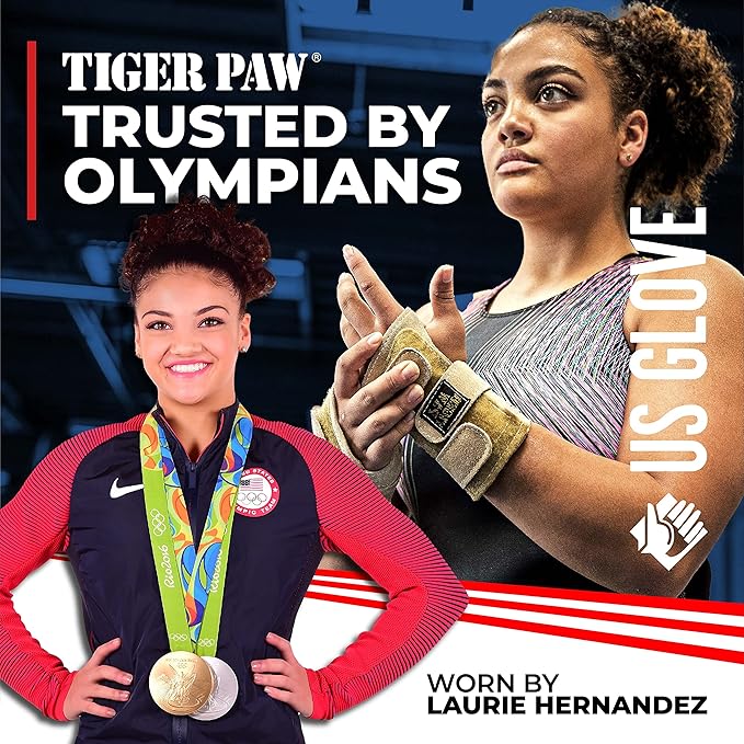 Tiger Paw Authentic Gymnastics Wrist Supports (Sold in