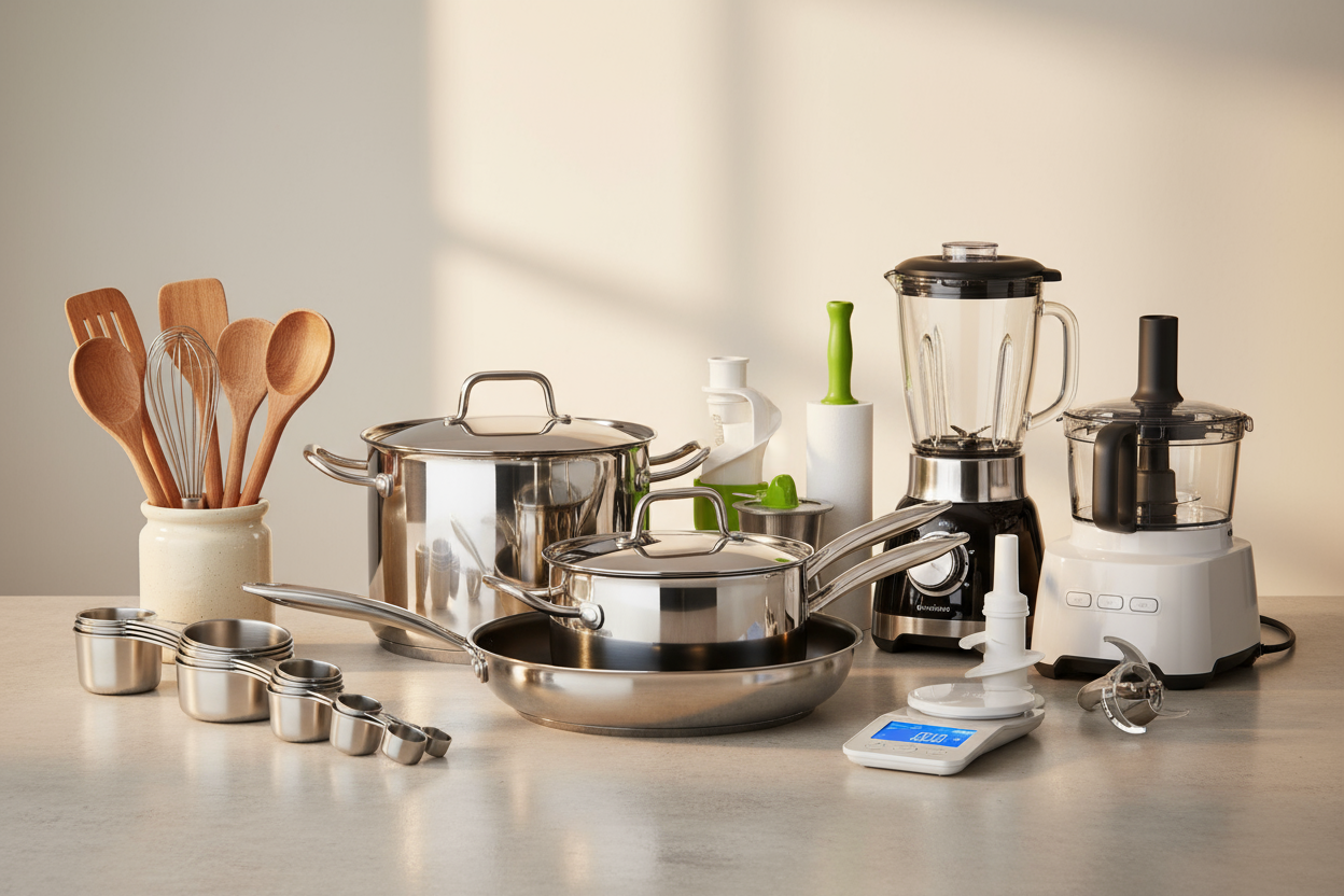 From essential utensils and cookware to the latest kitchen gadgets